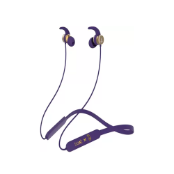 boAt Rockerz 255 Bluetooth Headset  (KKR Thunder Purple, In the Ear)