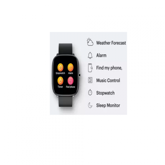 Noise ColorFit Qube SpO2 Smartwatch( Gold Beige, Deep Wine)